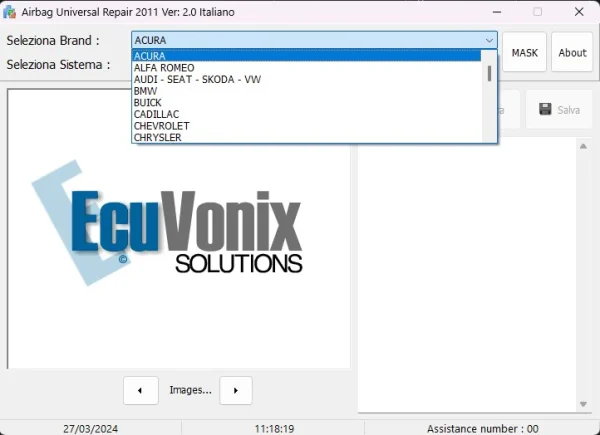 ECUVONIX AIRBAG UNIVERSAL REPAIR 2011
