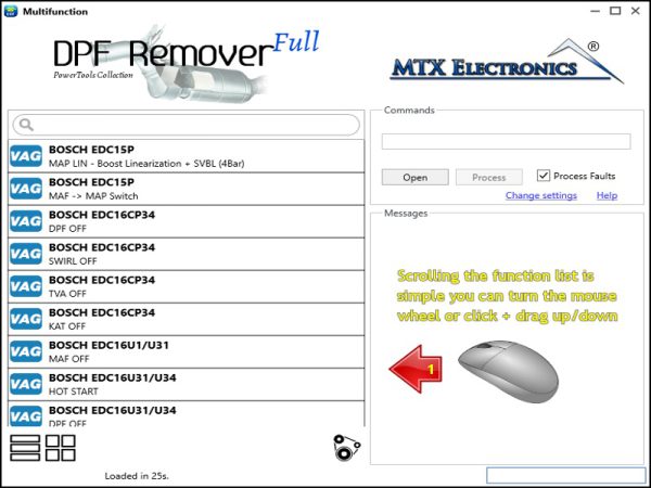 MTX DPF Remover